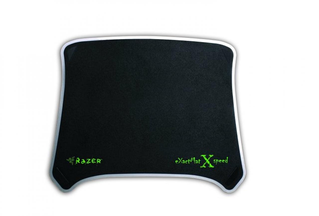 [23/02/2011] Razer Exactmat: Eine beliebte Mausunterlage mit zwei unterschiedlichen feinen Oberflächen auf Metallbasis. Optional gab es eine Handballenablage dazu