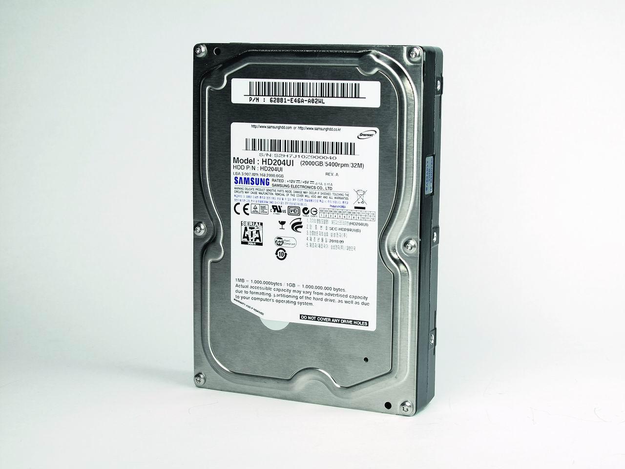 [16/02/2011] Samsung Ecogreen F4 HD204UI im Test: Ideales Datengrab zum guten Preis (1)
