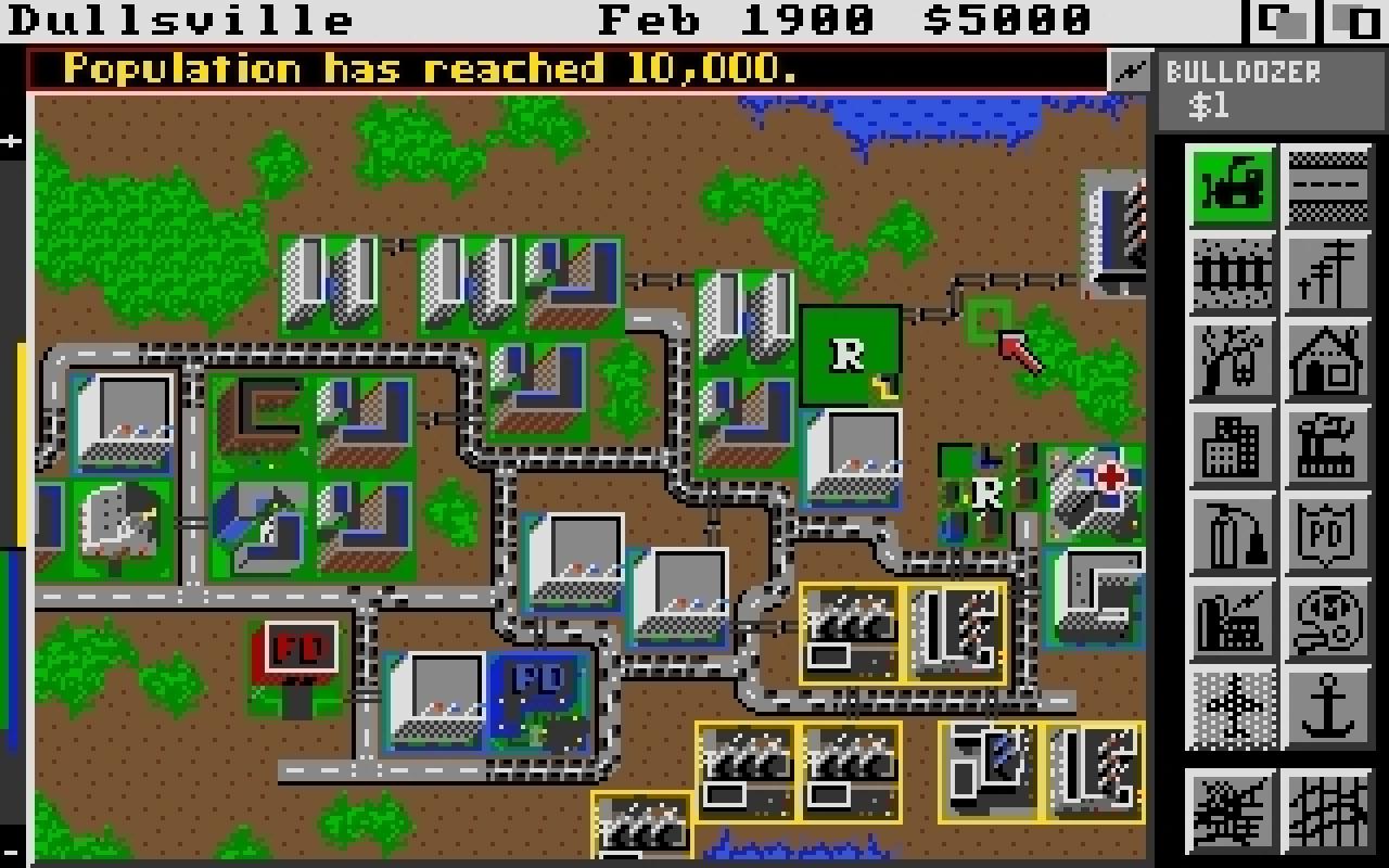 [16/02/2011] SimCity Amiga Ingame 1989 