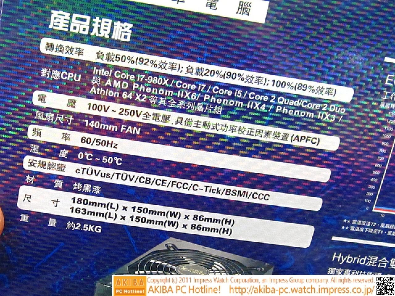 [15/02/2011] Super Flower Golden King: 80-Plus-Platinum-Netzteil in Japan bereits im Handel (5)