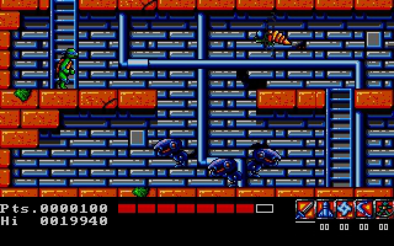 [22/02/2011] Teenage Mutant Ninja Turtles Atari ST Ingame 1990