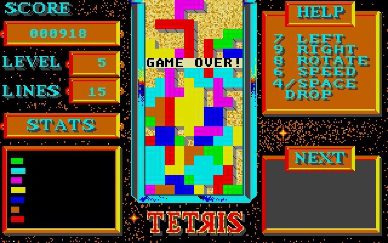 [22/02/2011] Tetris Atari ST Ingame 1989