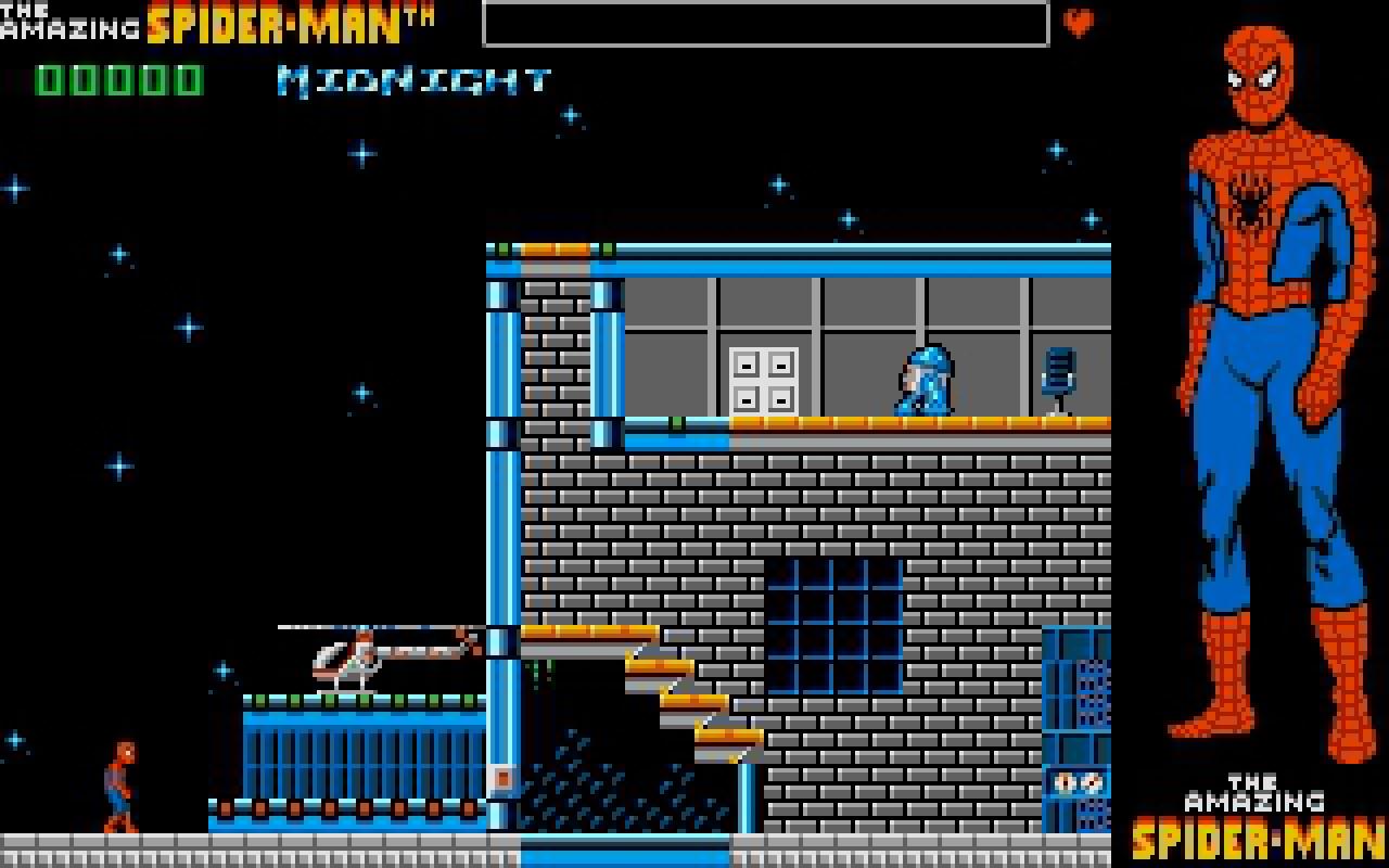 [22/02/2011] The Amazing Spider Man Atari ST Ingame 1990