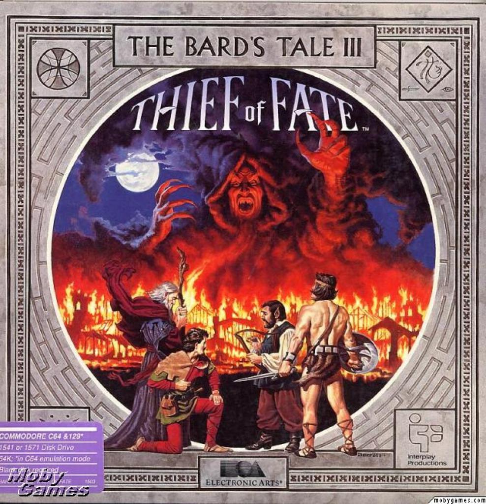 [10/02/2011] The Bards Tale III Thief of Fate 1988 Cover