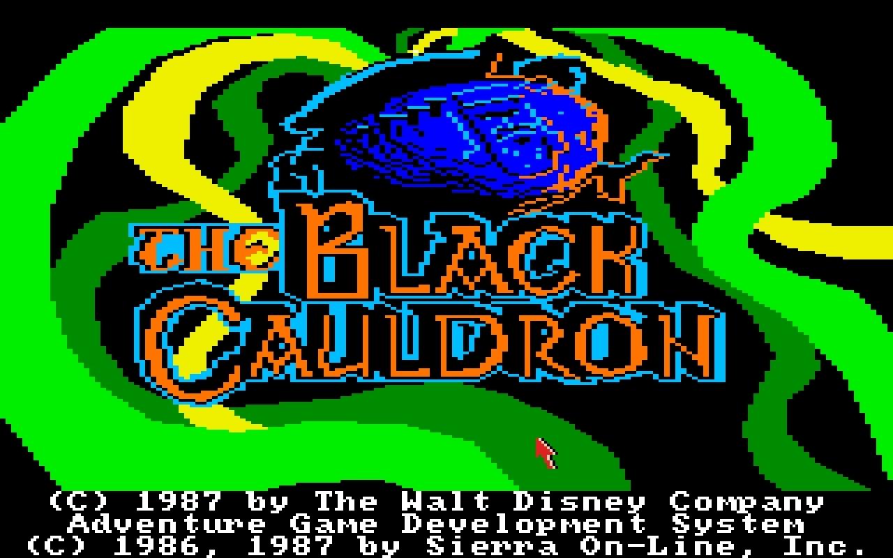 [16/02/2011] The Black Cauldron Amiga Startbildschirm 1987 