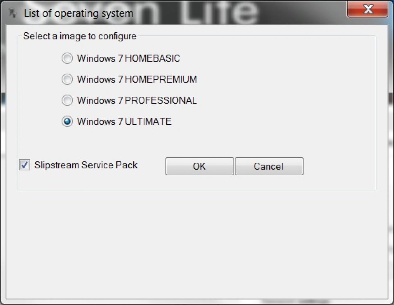 [24/02/2011] Schritt 7: Wählen Sie ihre Windows Version aus und setzen Sie einen Haken bei der Option 