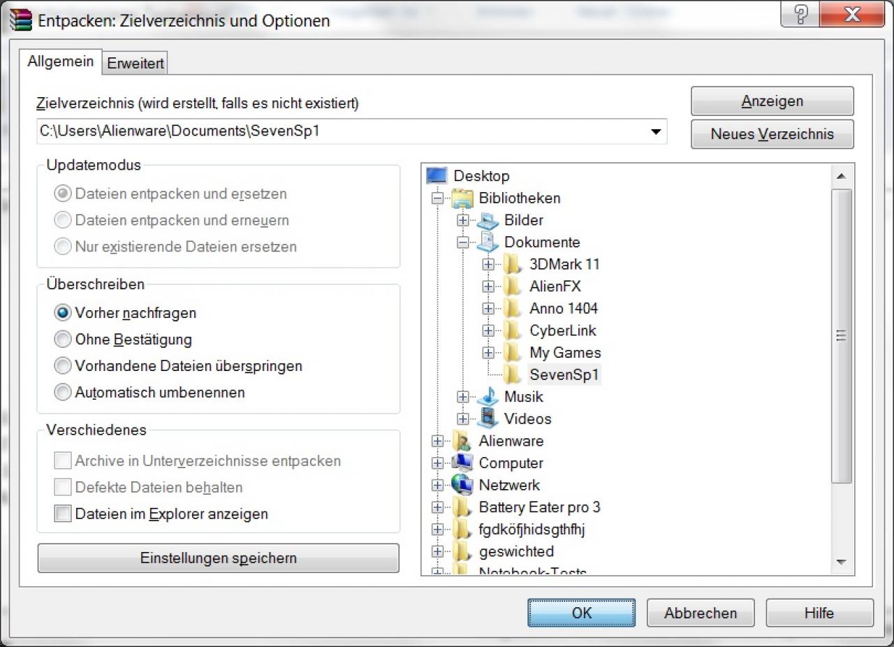 [24/02/2011] Schritt 18: Entpacken Sie alle Dateien an einen neuen Ordner