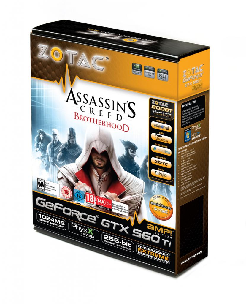 [08/02/2011] Zotac Geforce GTX 560 Ti AMP!: Werksübertaktete Geforce GTX 560 Ti (4)