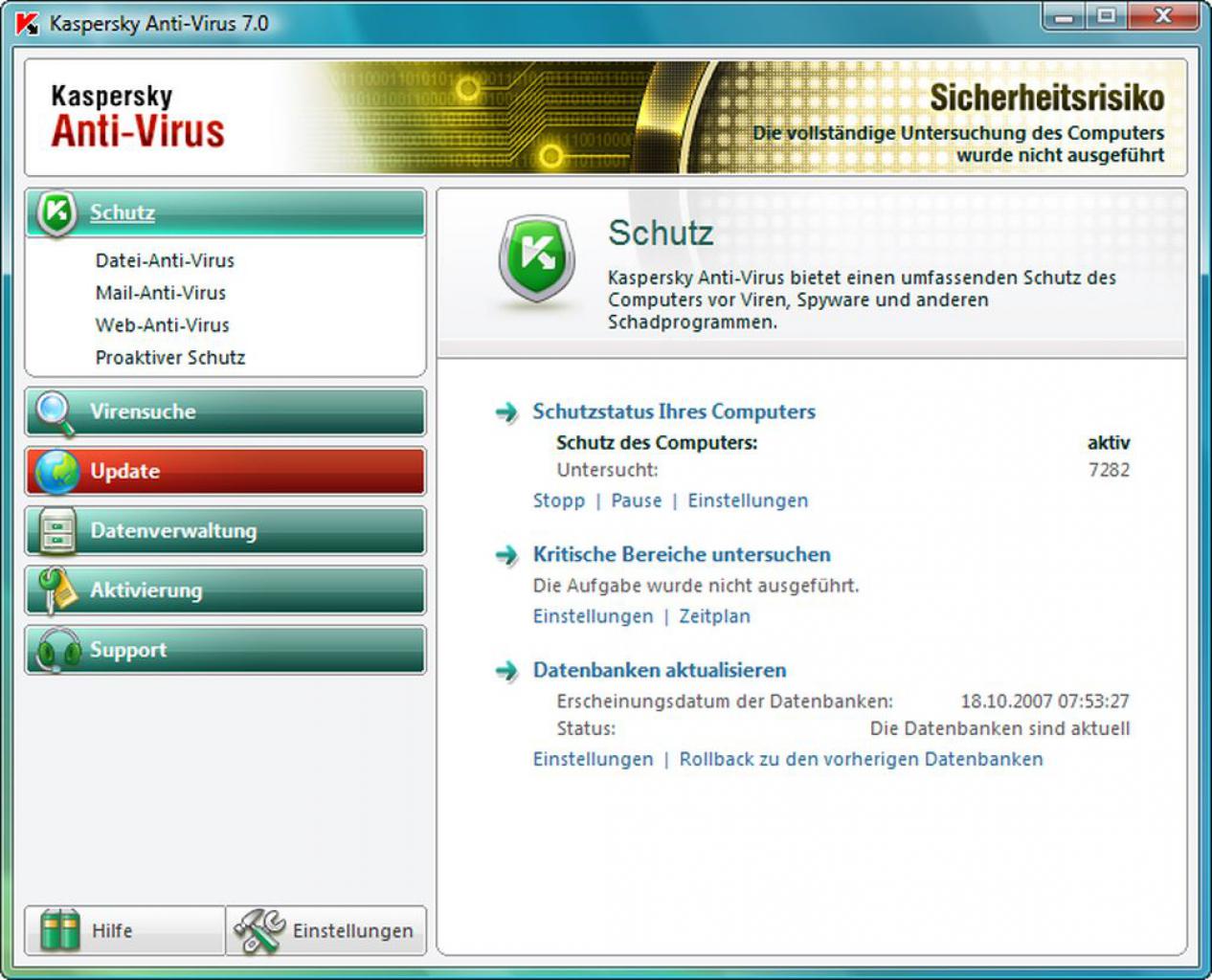 [03/03/2011] Leserwahl 2010 - Sicherheitssoftware Platz 02: Karspersky