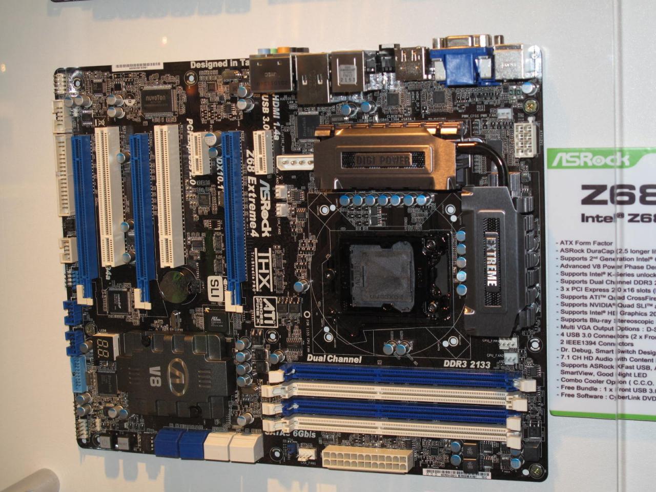 [03/03/2011] Mainboards mit Z68: Asrock Z68 Extreme4