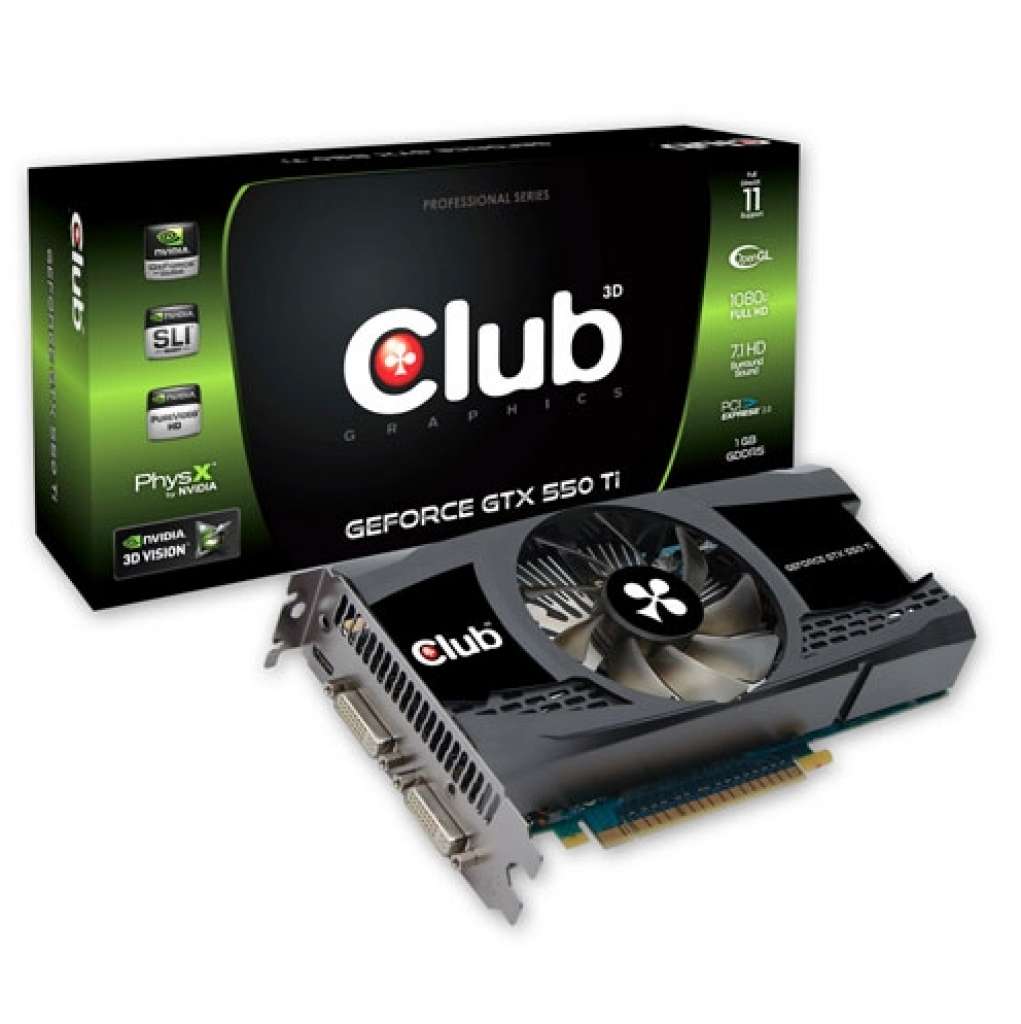 [16/03/2011] Club 3D GeForce GTX 550Ti