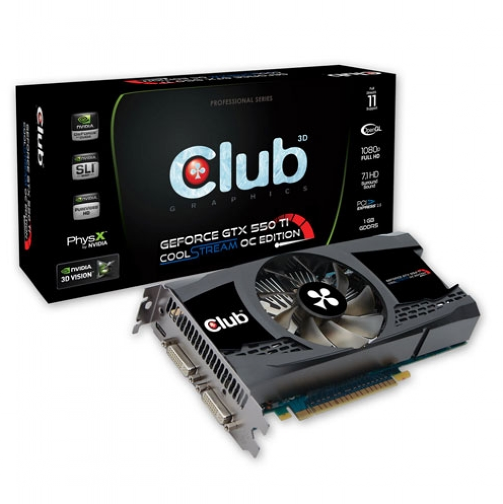 [16/03/2011] Club 3D GeForce GTX 550Ti CoolStream OC Edition