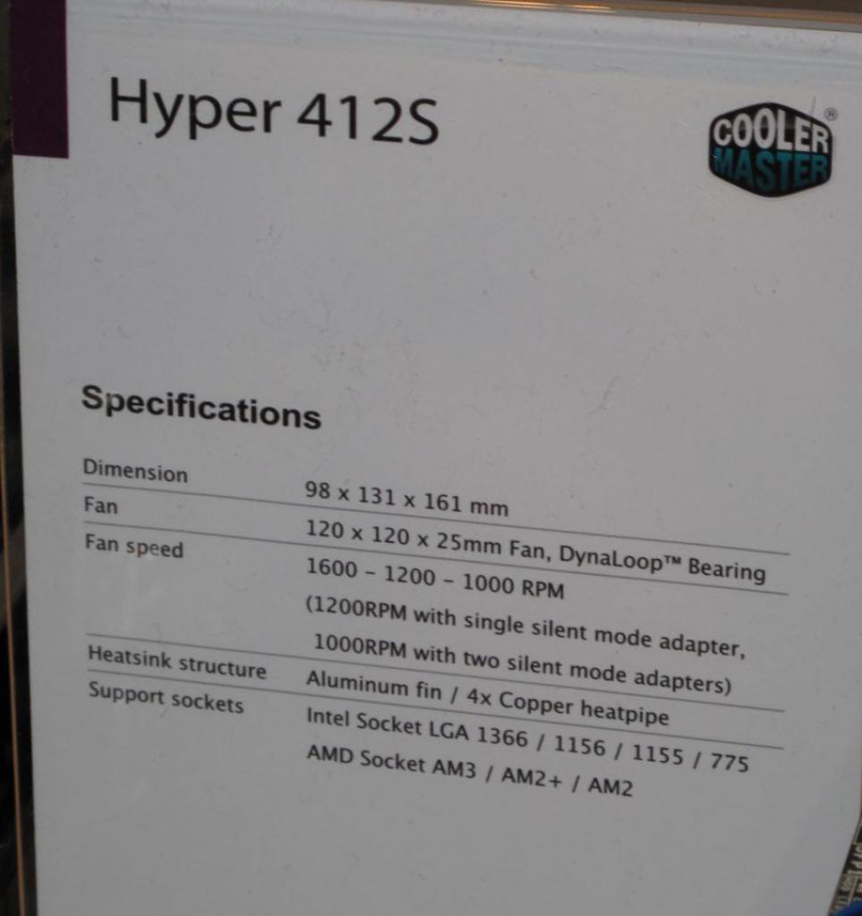 [01/03/2011] Cooler Master Hyper 412S 00