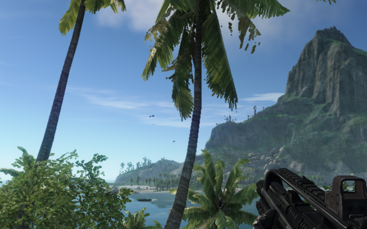 Crysis mit Edge-AA Stufe 2
