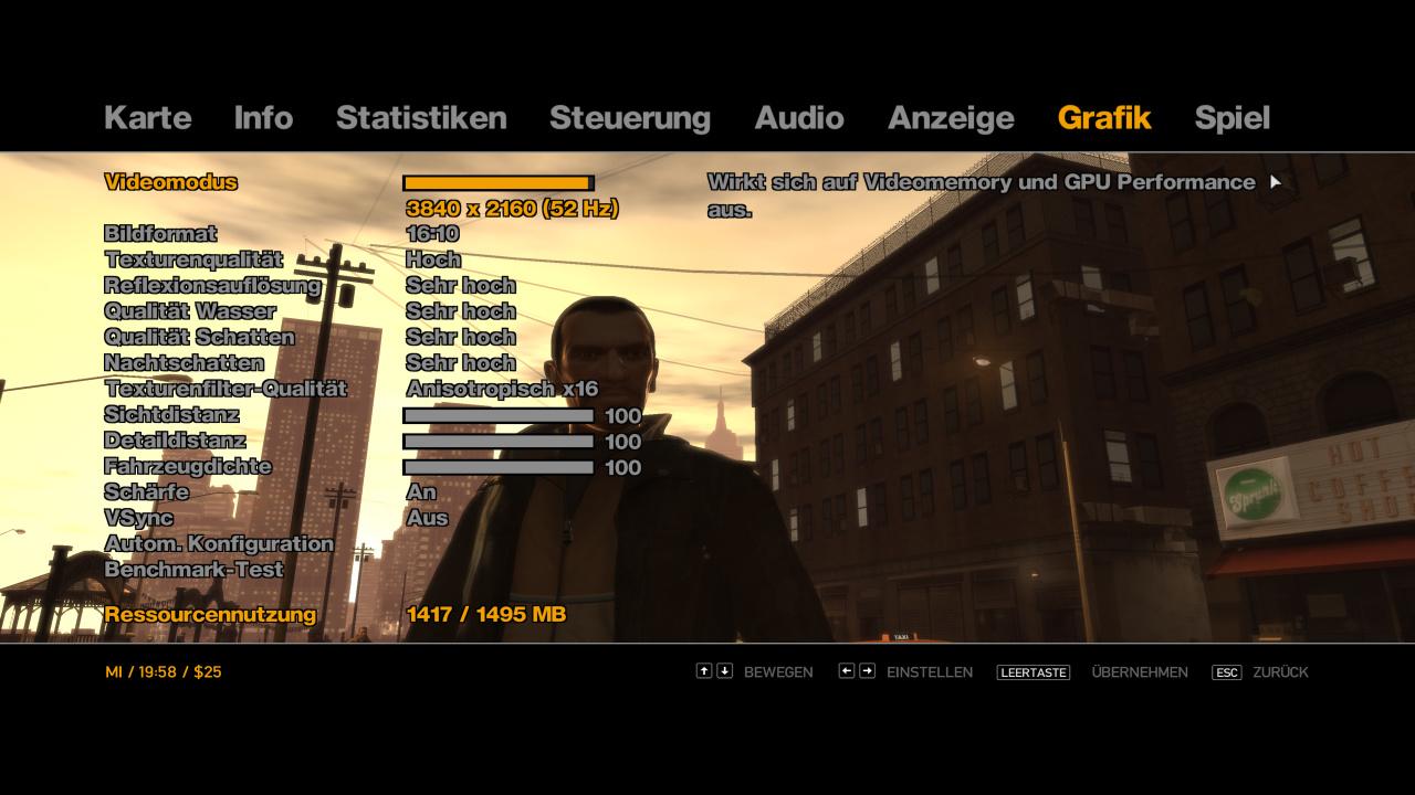 [25/03/2011] Downsampling in GTA 4: In 4K-Auflösung via Downsampling plus FXAA/MLAA oder SMAA sieht das Spiel aus wie neu.