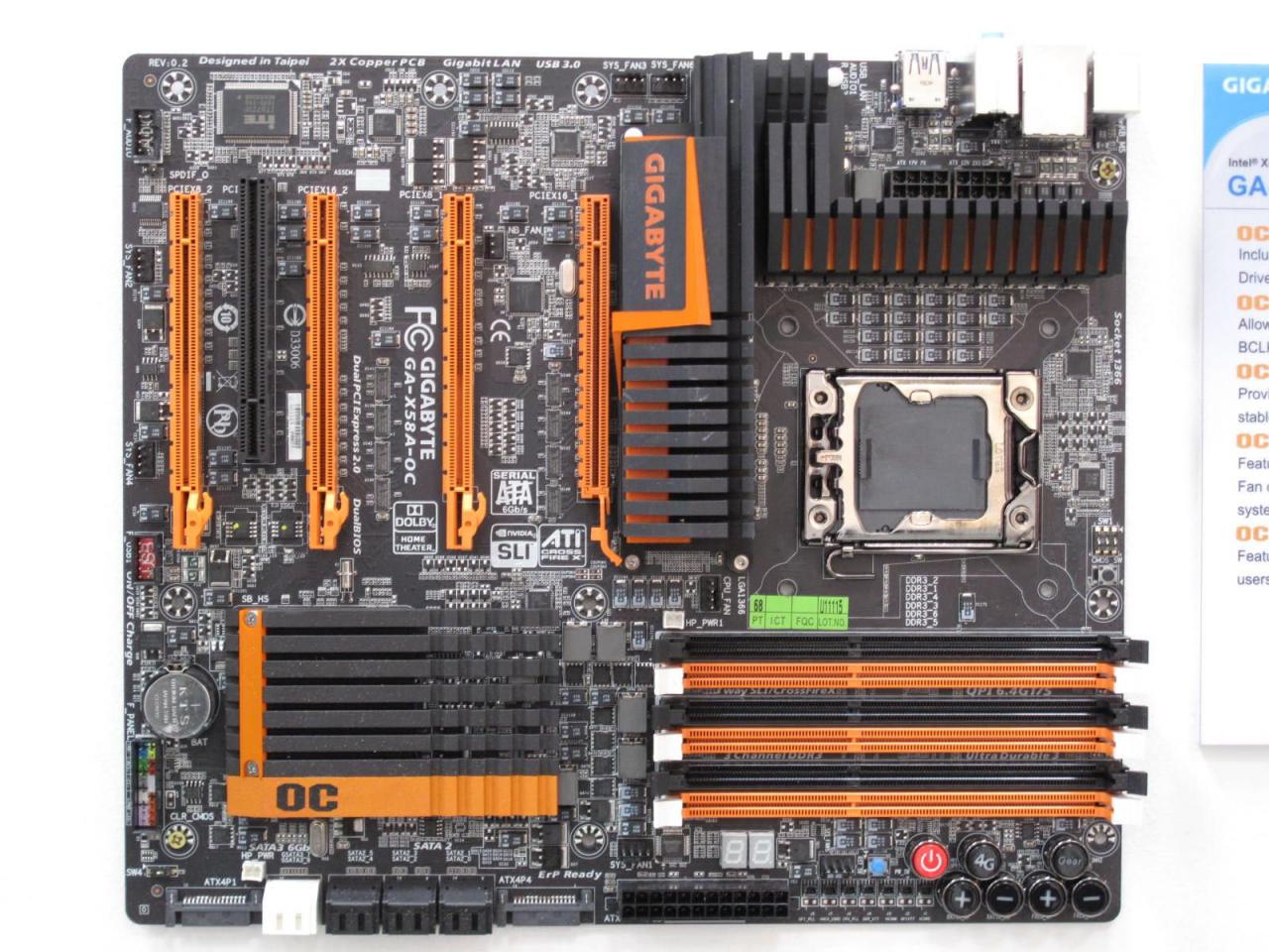 [03/03/2011] Gigabyte X58A OC 01