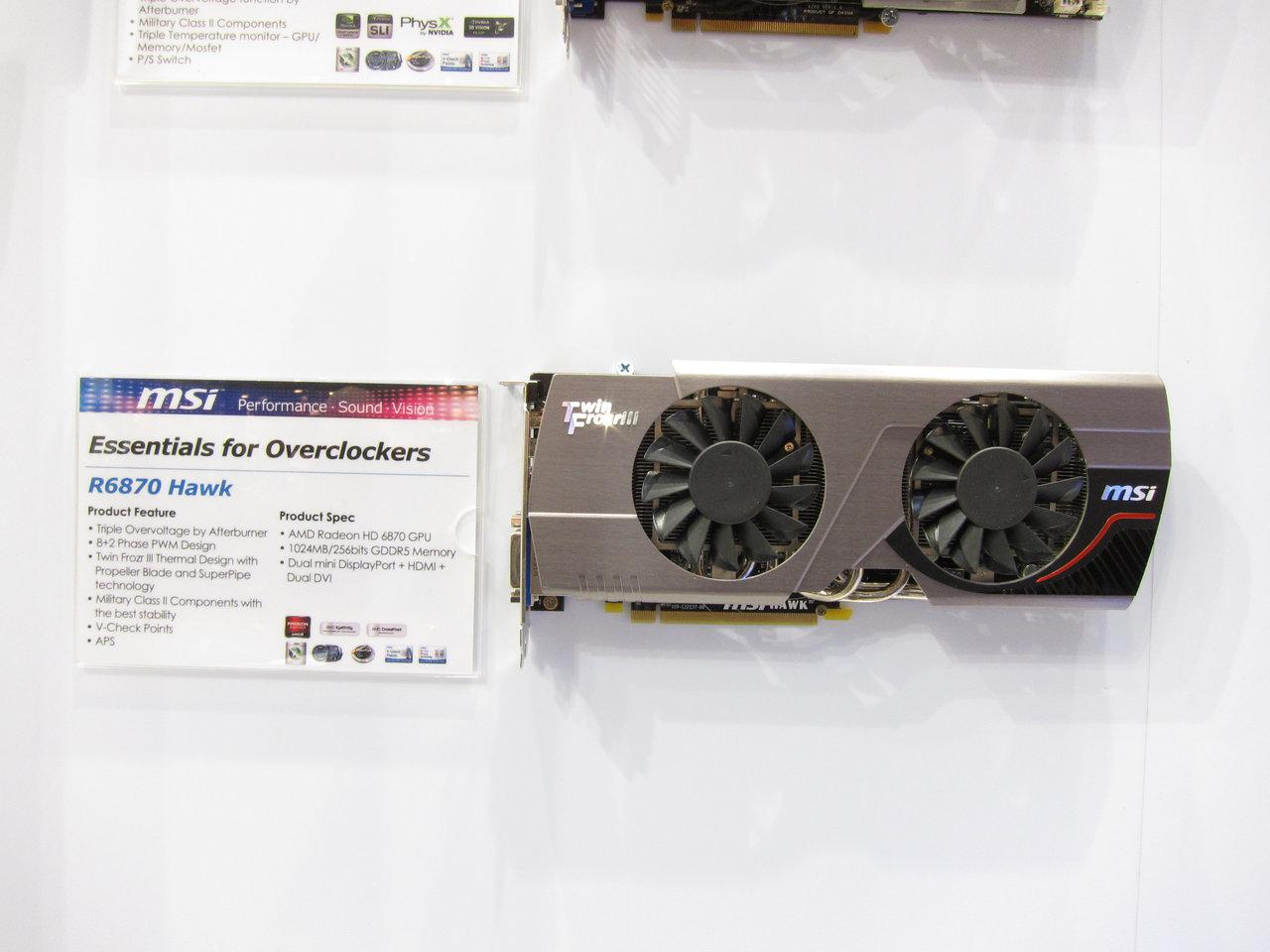 [02/03/2011] Grafikkarte MSI Radeon R6870 Hawk
