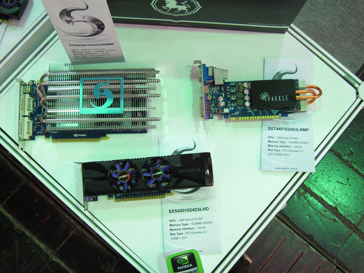 [02/03/2011] Grafikkarte Sparkle Geforce G T 450 440 430
