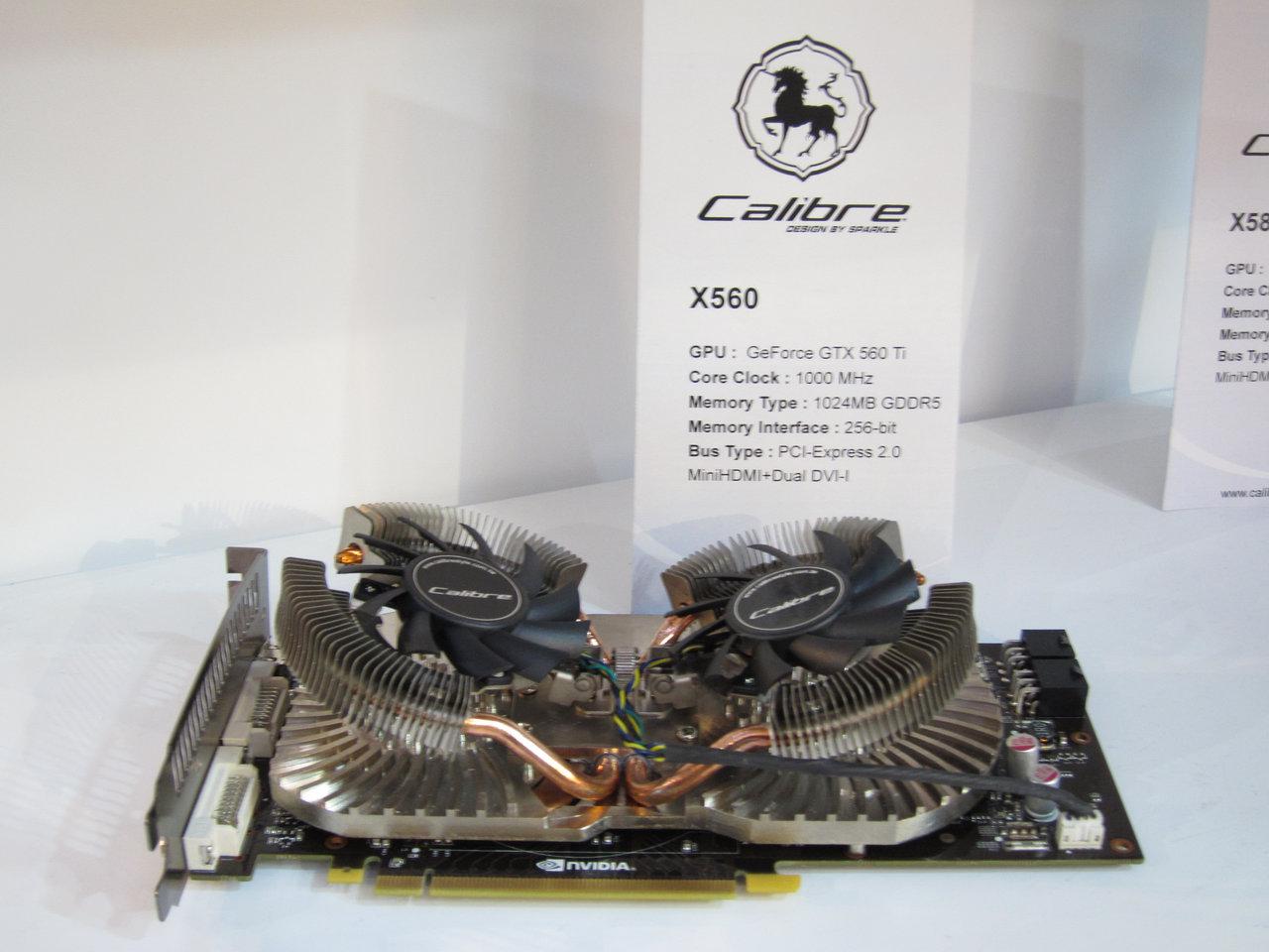 [02/03/2011] Grafikkarte Sparkle Calibre Geforce GTX 560 Ti X560 02