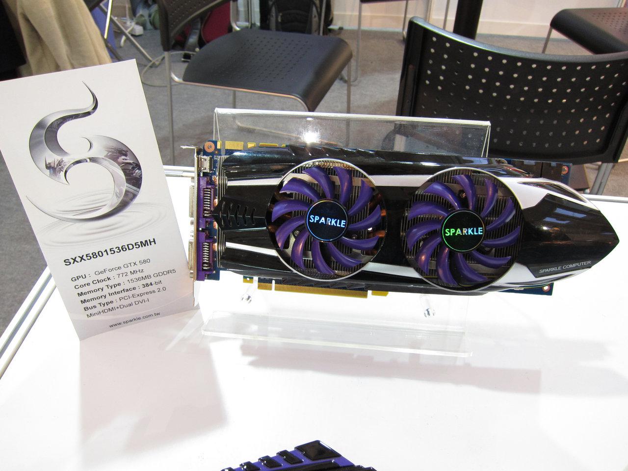 [02/03/2011] Grafikkarte Sparkle Geforce GTX 580 OC 01
