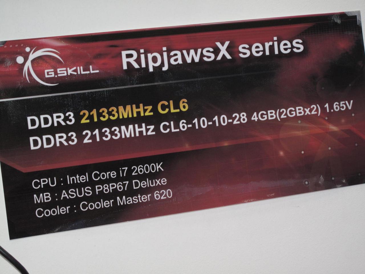 [02/03/2011] Gskill Ripjaws X 01