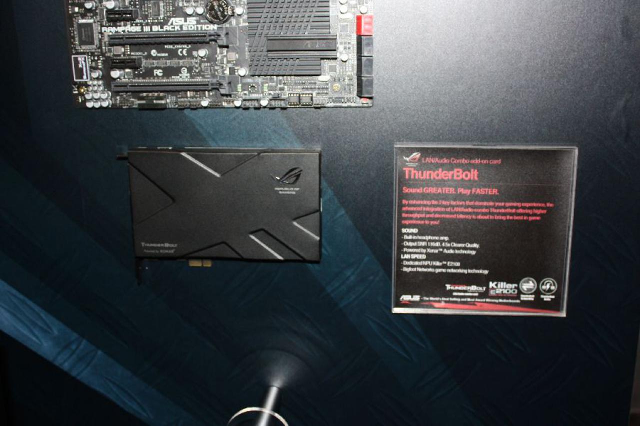 [03/03/2011] Cebit 2011: Hardcoregaming-Soundkarte Soundstick und externer DAC von Asus gesichtet (2)