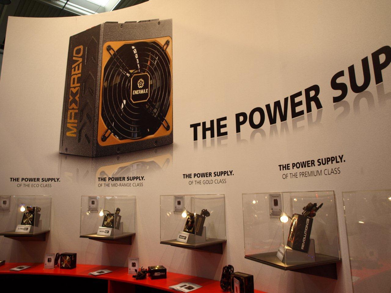 [01/03/2011] Cebit 2011: Enermax zeigt Maxrevo Gold und EXX900-Prototyp