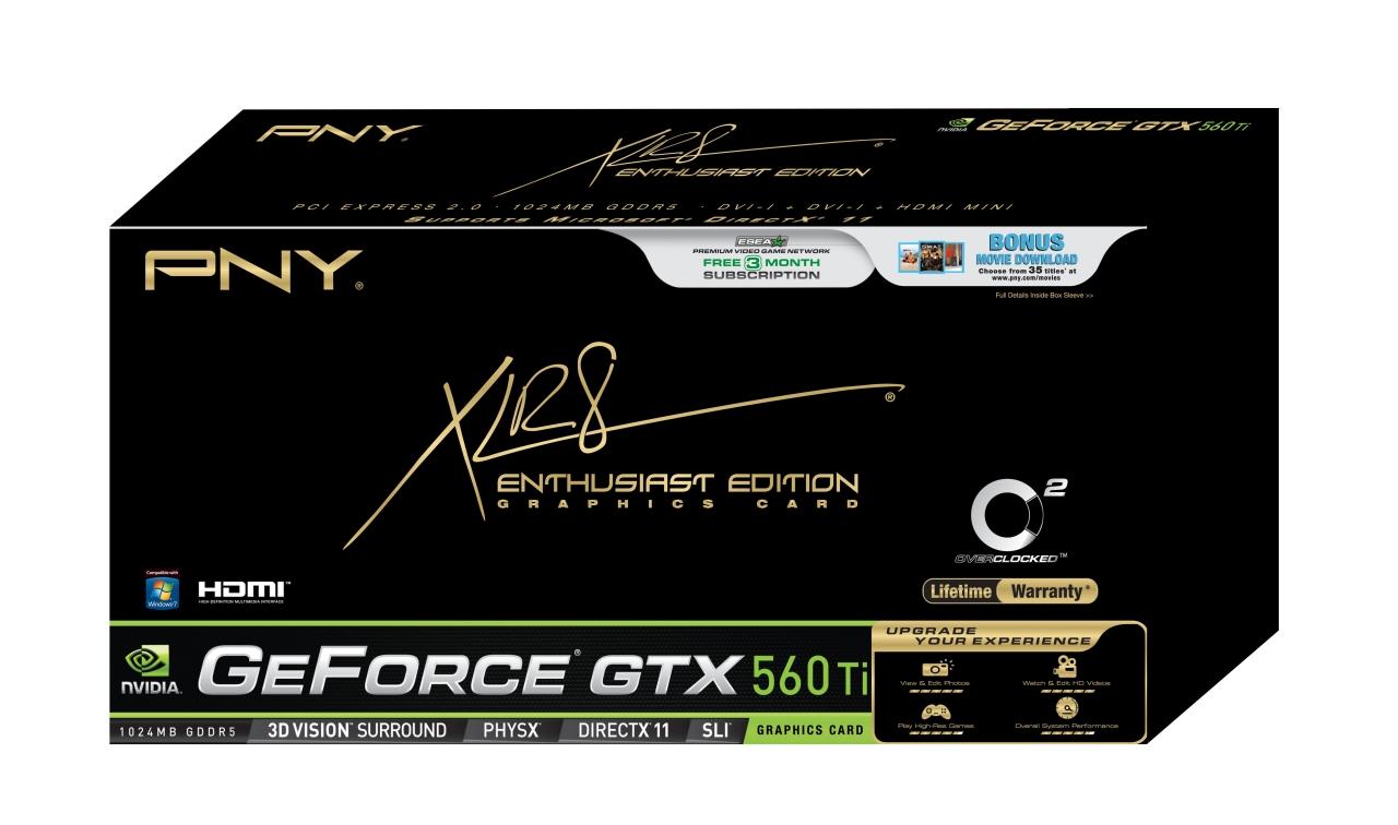 [11/03/2011] PNY GTX 560 Ti OC2: Werksübertaktete Geforce GTX 560 Ti von PNY