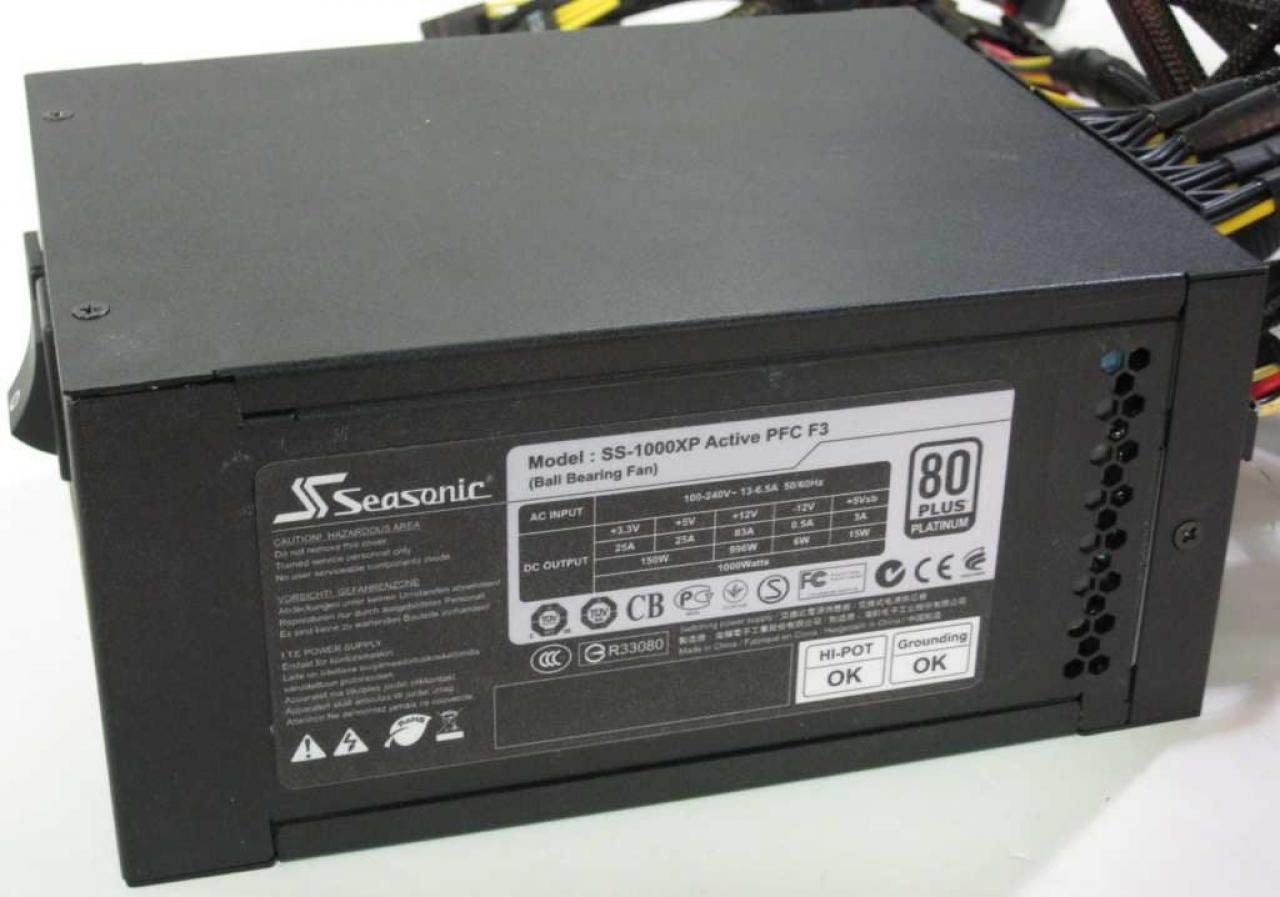 [03/03/2011] Seasonic kündigt weiteres 80-PLUS-Platinum-Netzteil an