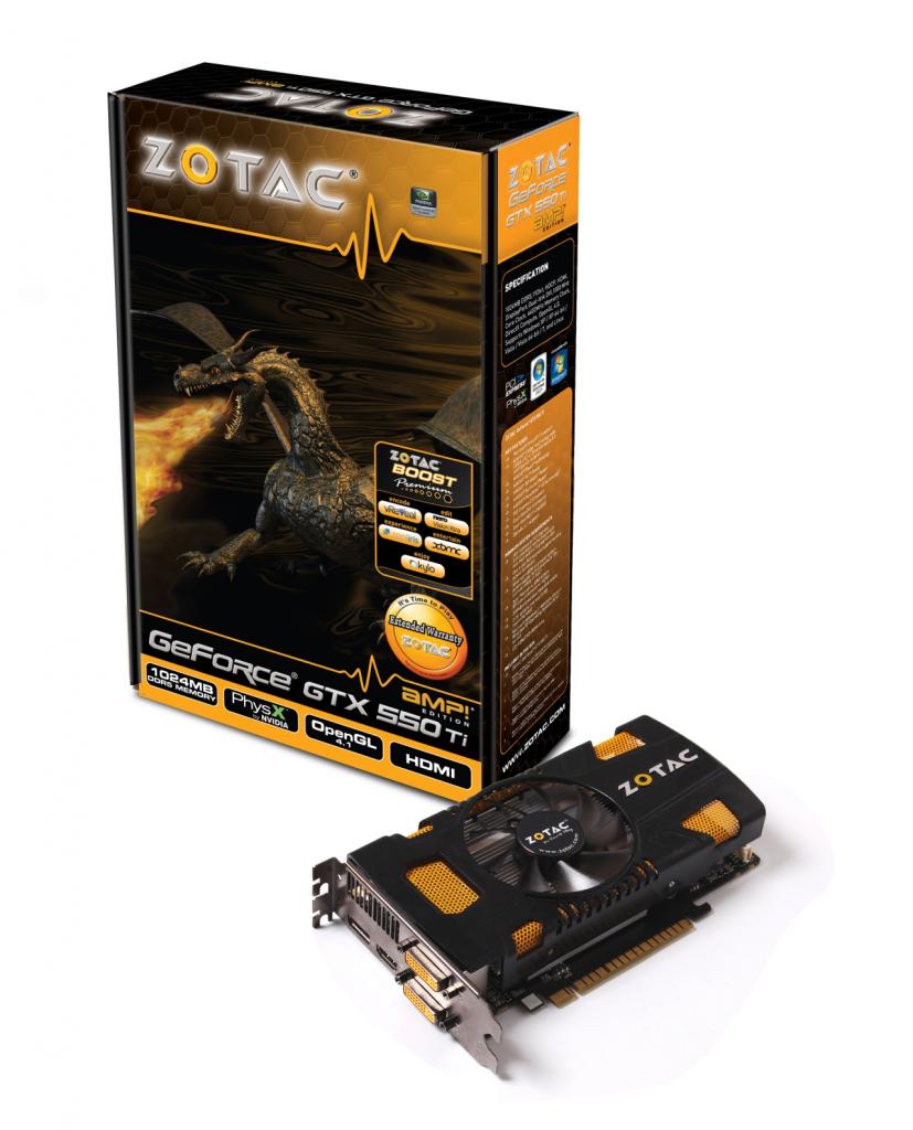 [15/03/2011] Zotac Geforce GTX 550 Ti AMP