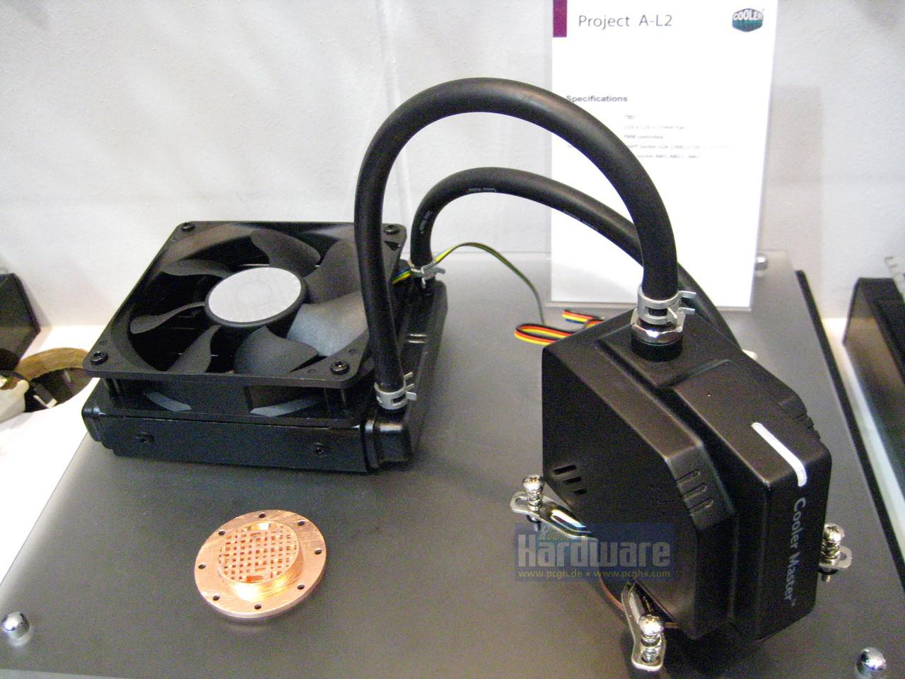 [08/03/2011] Cooler Master Project A-L2: eine kompakte Wasserkühlung von Cooler Master