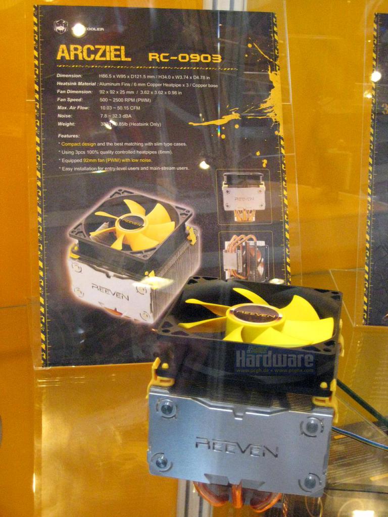 [03/03/2011] Cebit 2011: Reeven - eine neue Marke für Kühler, Lüfter und Netzteile (8)