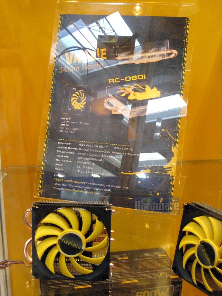 [03/03/2011] Cebit 2011: Reeven - eine neue Marke für Kühler, Lüfter und Netzteile (9)