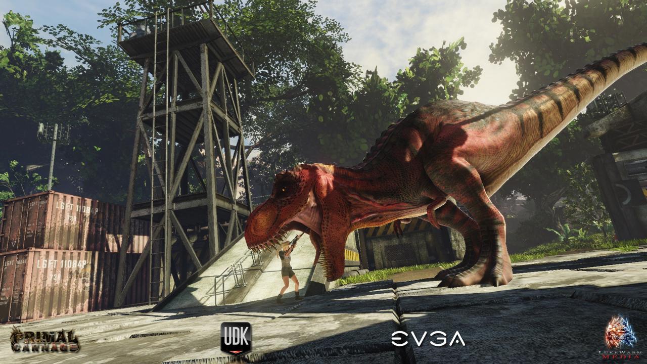 [19/03/2011] Primal Carnage: Menschen vs. Dinosaurier im Dschungel. Dank Unreal Engine 3 wird das genial einfache Spielkonzept von Lukewarm Media hoffentlich auch hübsch. (1)