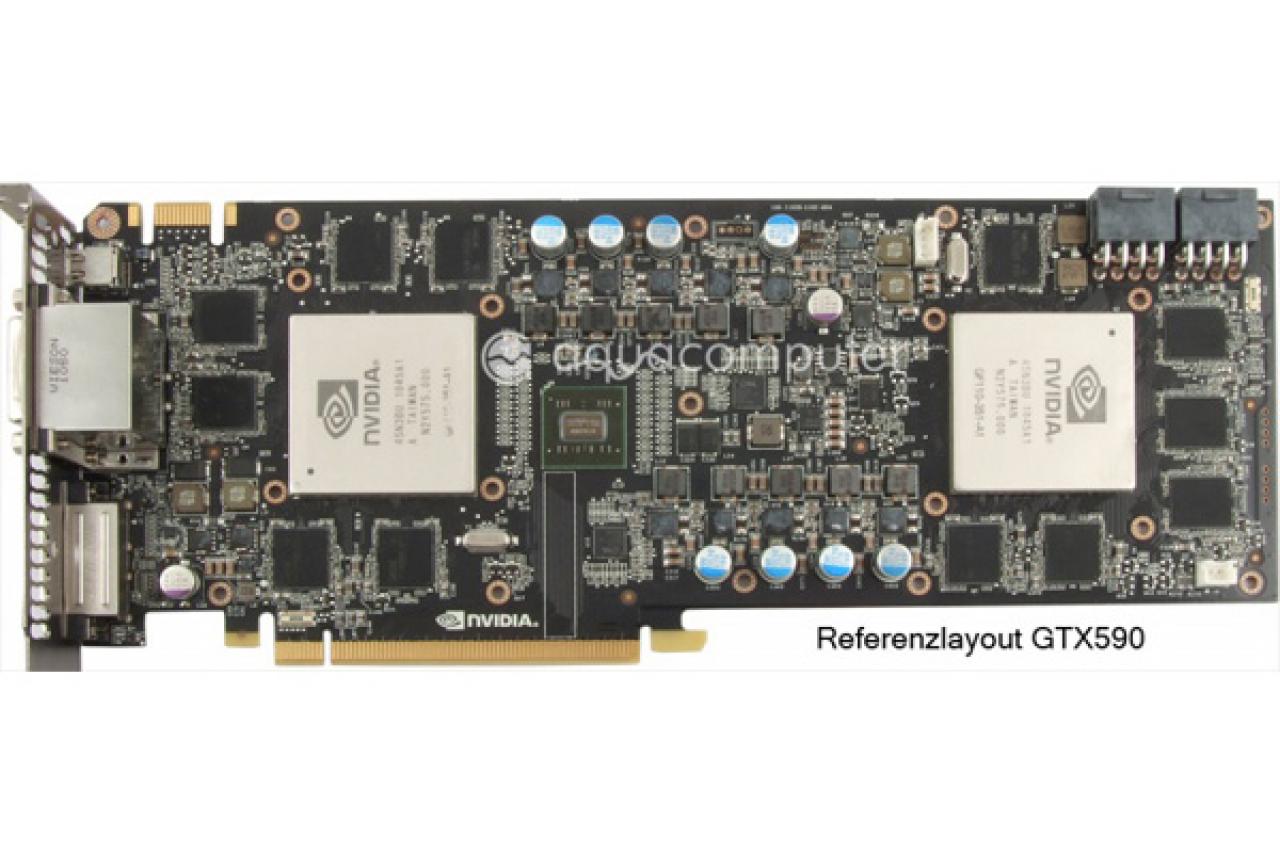 [27/04/2011] Wasserkühler für die Geforce GTX 590 (1)