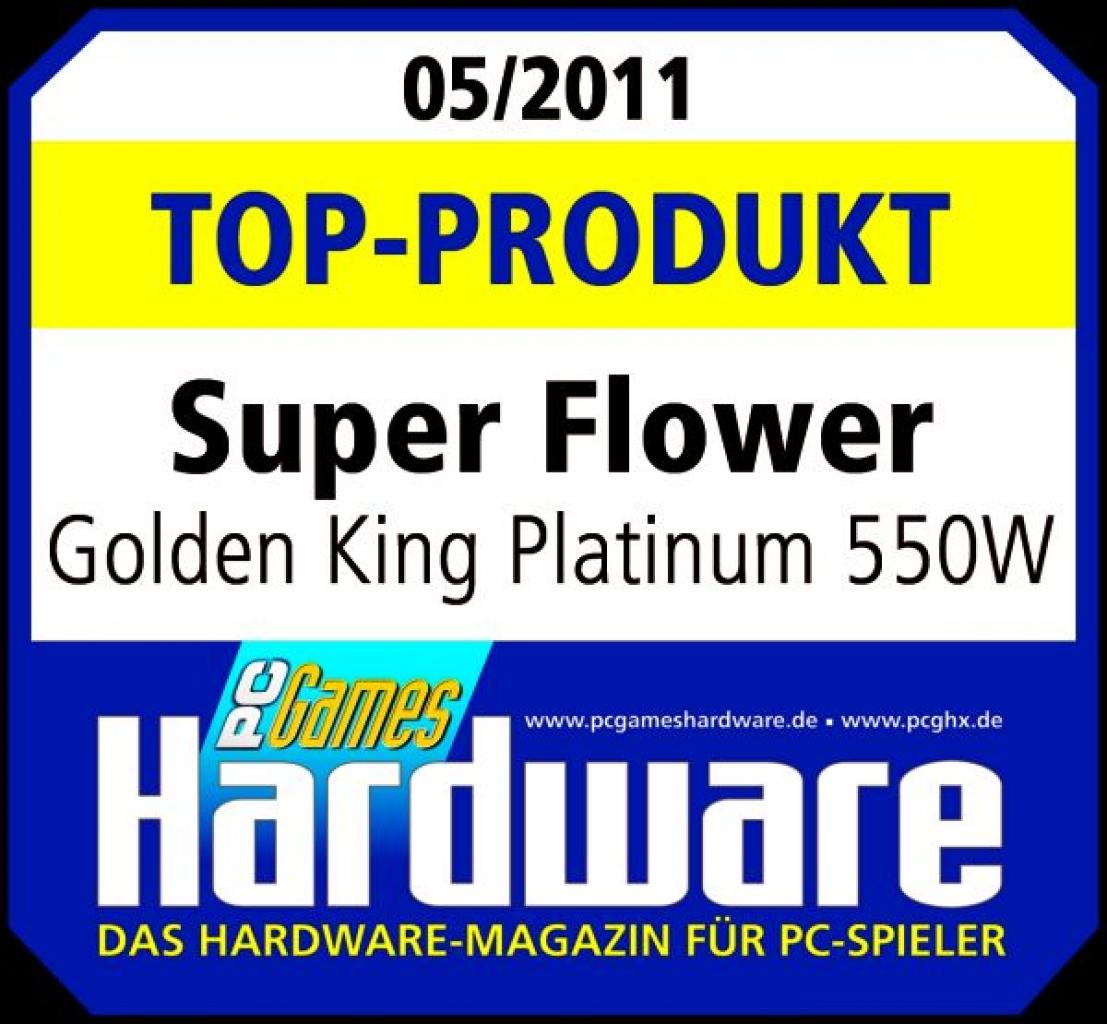 [27/04/2011] Super Flower Golden King Platinum 550W: PCGH Award