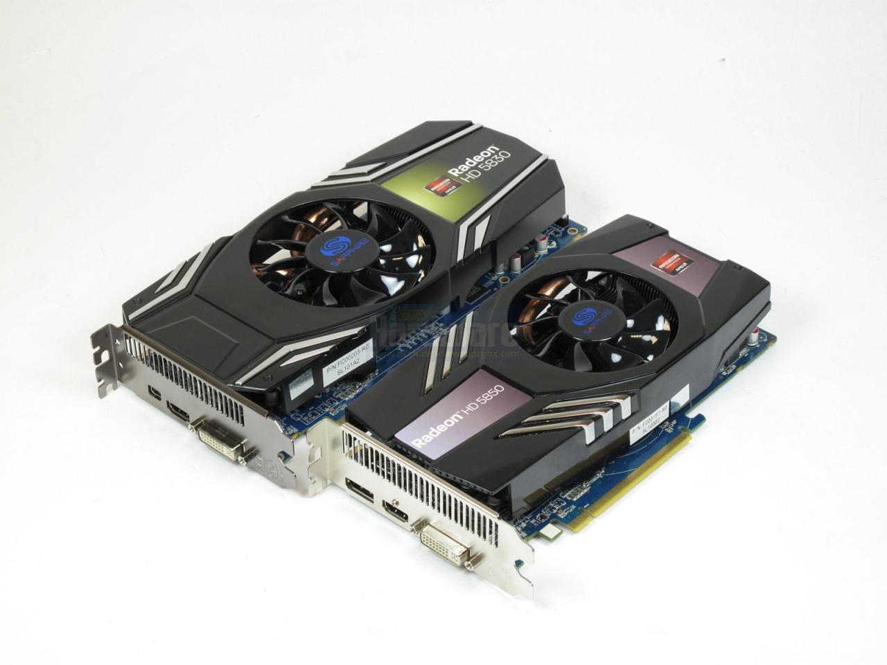 [28/04/2011] Sapphire Radeon HD 5830 (oben) und HD 5850 Xtreme (unten) (2)