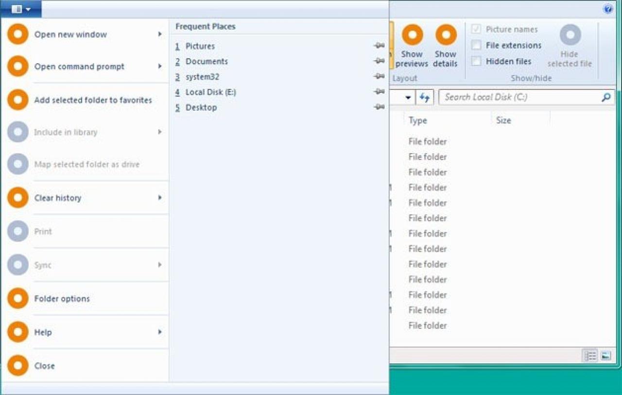 [04/04/2011] Windows 8: Explorer mit Ribbon-Oberfläche samt Screenshots (1)