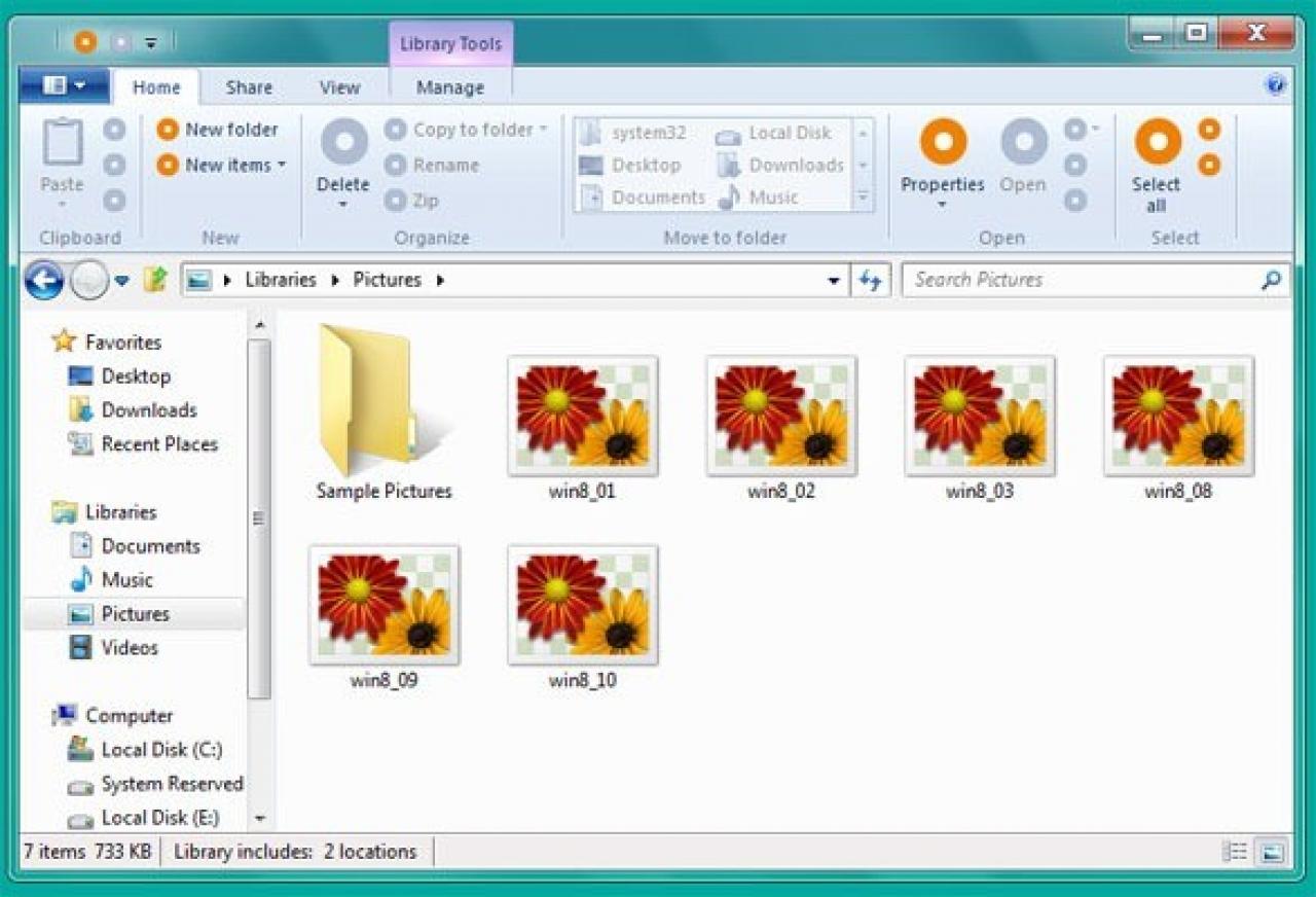 [04/04/2011] Windows 8: Explorer mit Ribbon-Oberfläche samt Screenshots (6)
