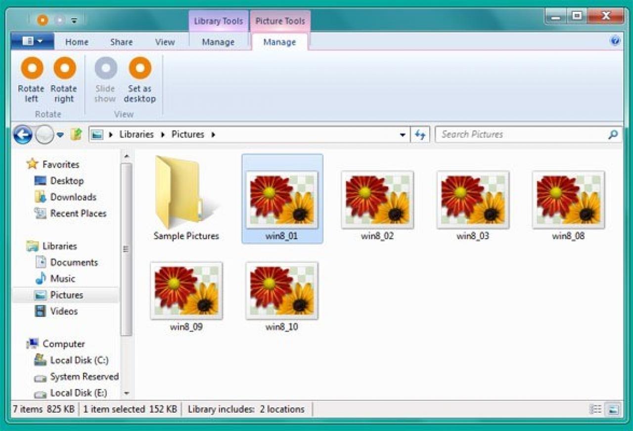 [04/04/2011] Windows 8: Explorer mit Ribbon-Oberfläche samt Screenshots (7)