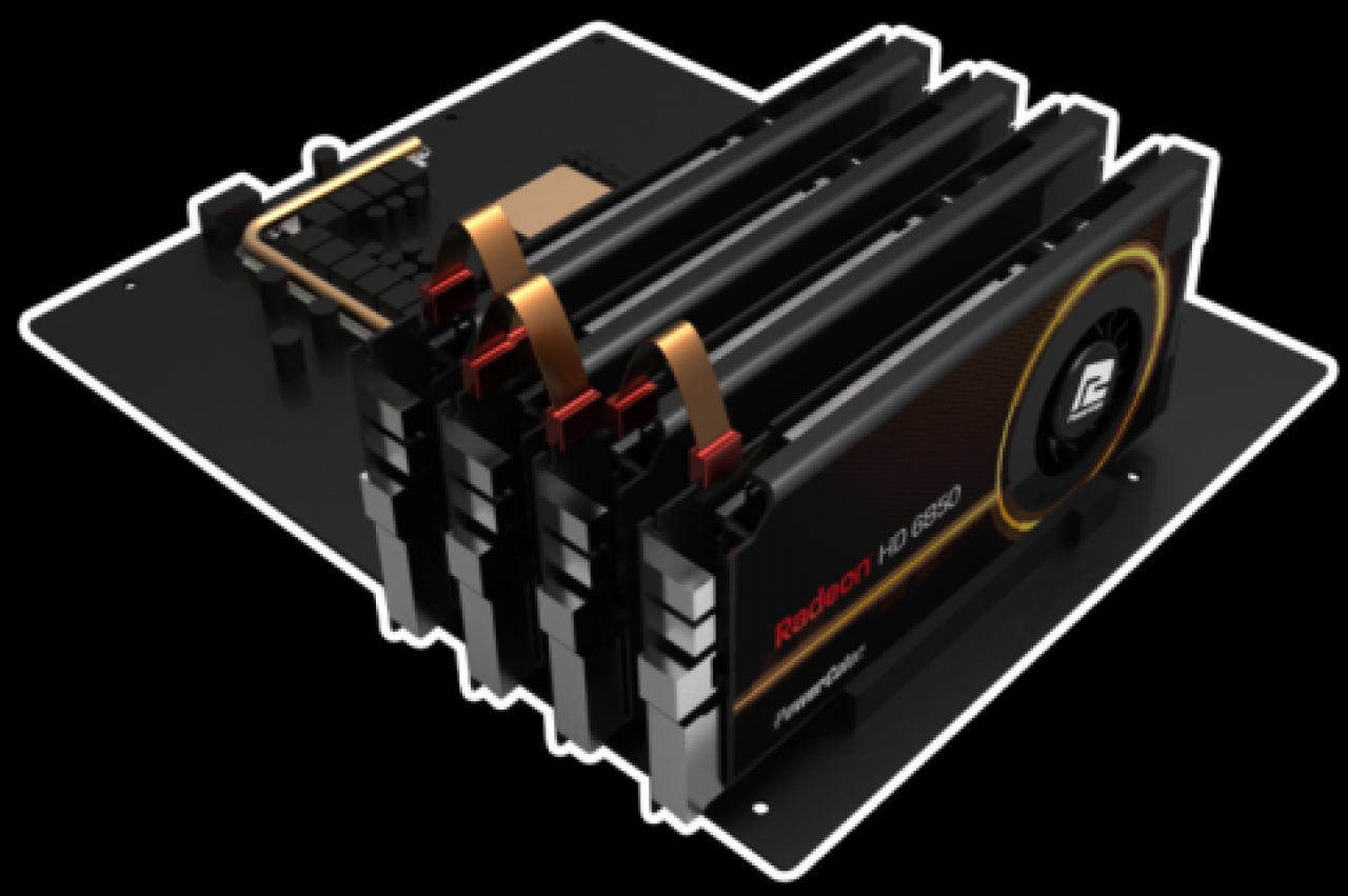 [21/04/2011] Powercolor plant Radeon HD 6850 Single Slot für 4-Wege-CrossfireX (2)