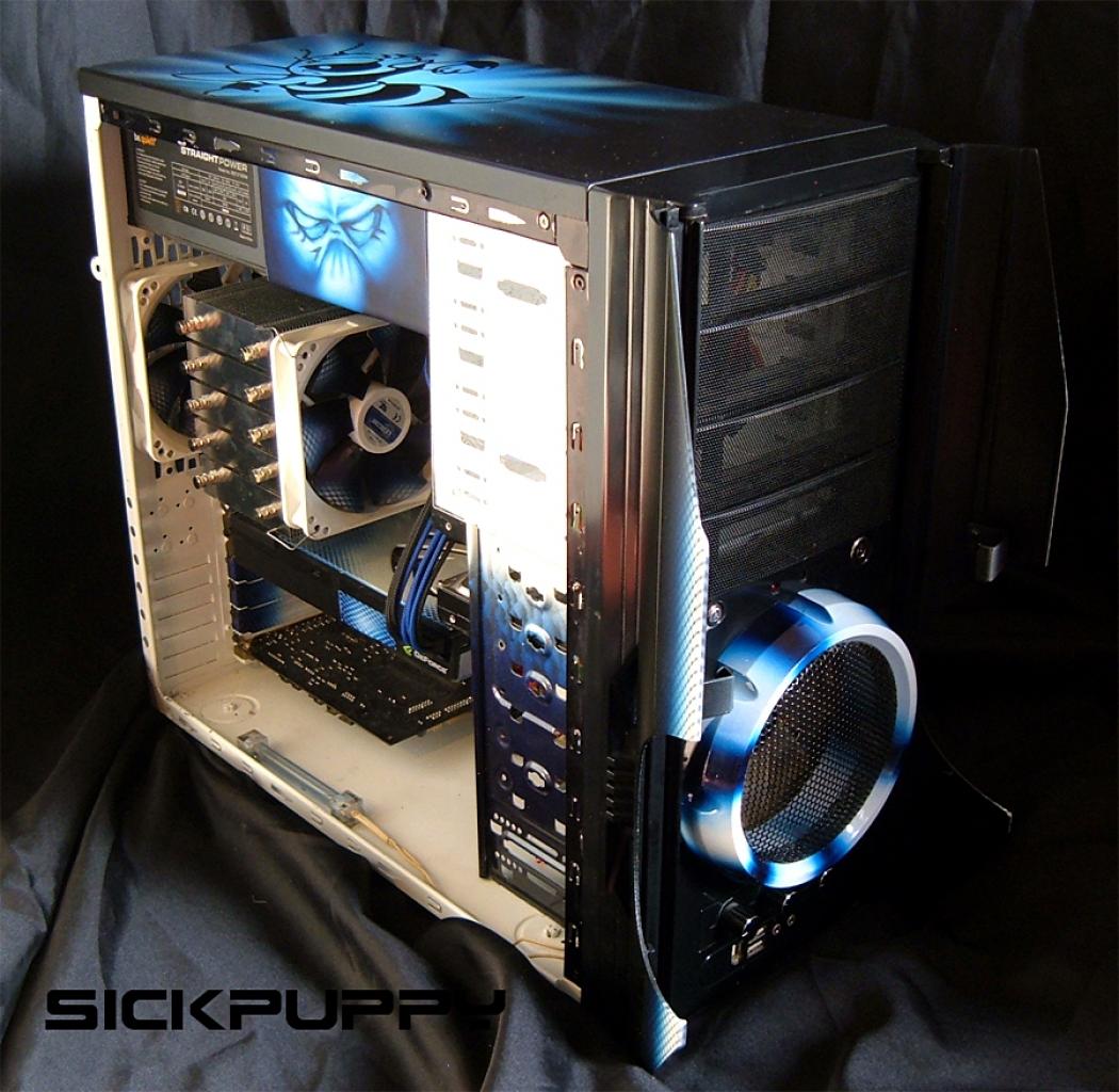 [15/04/2011] Casemod-Projekt Nanosick: Airbrush-Offensive bei Riesenlüfter-Tower (40)