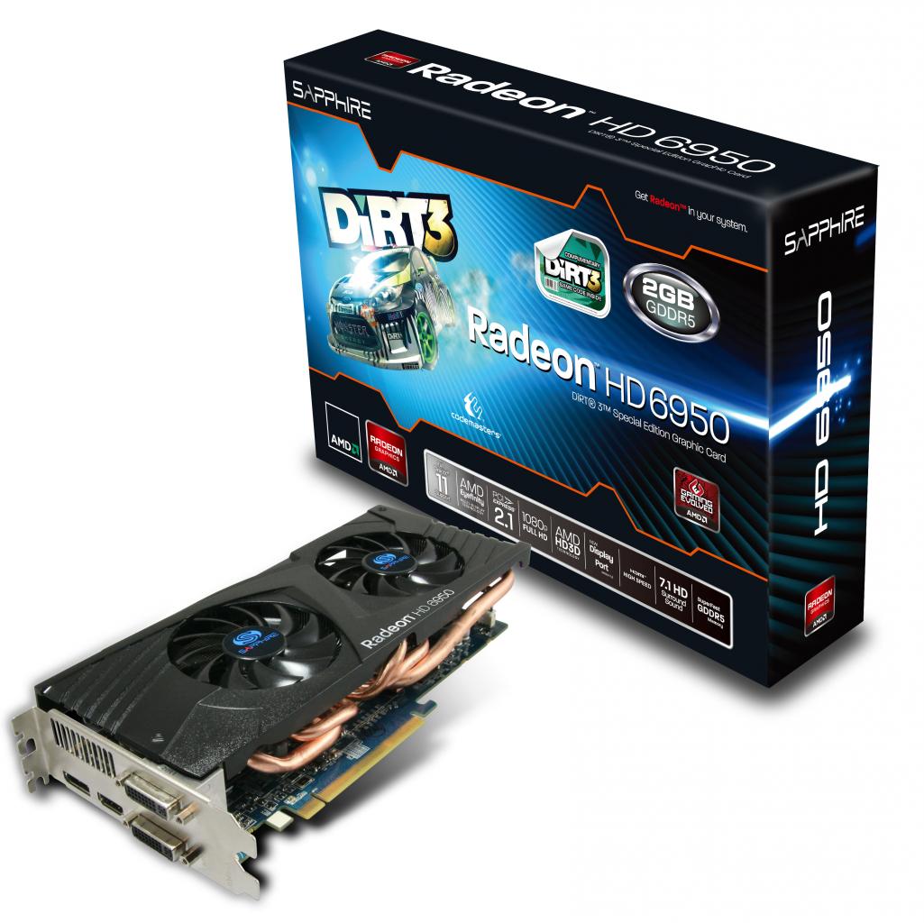 [25/05/2011] Dirt-3-Launch: Sapphire mit einer HD-6950- und einer HD-6870-Flex-Special Edition