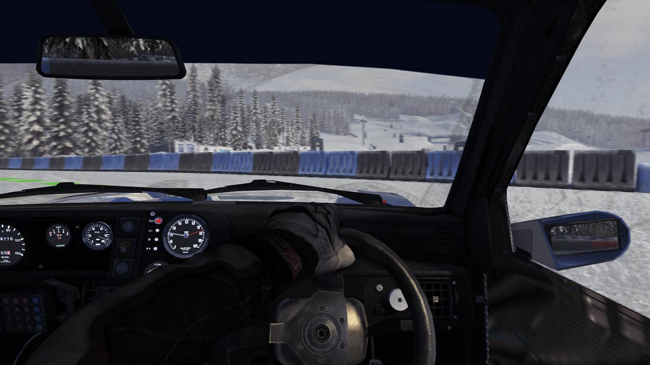 [25/05/2011] Dirt 3 (Flop): Der Arm unseres Fahrers respektive dessen Textur hat schon bessere Tage gesehen (vor allem weniger verzerrte)
