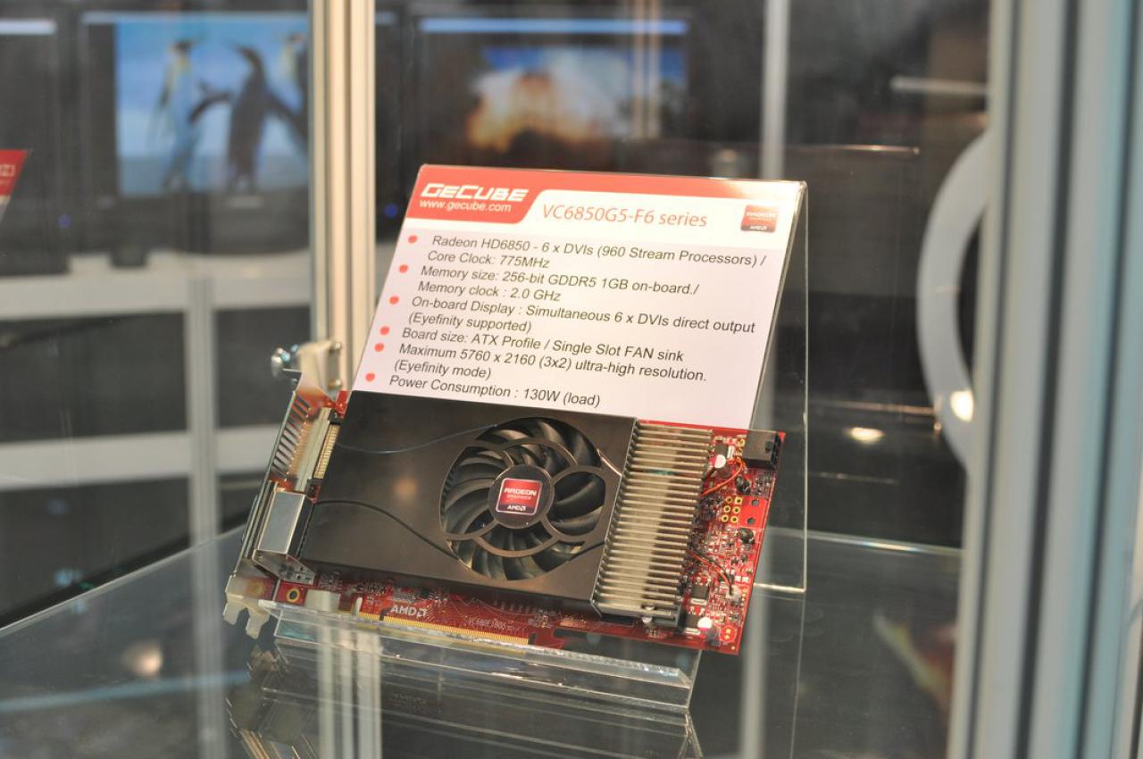 [31/05/2011] Gecube lebt mit einer 2xSingle Slot HD 6850