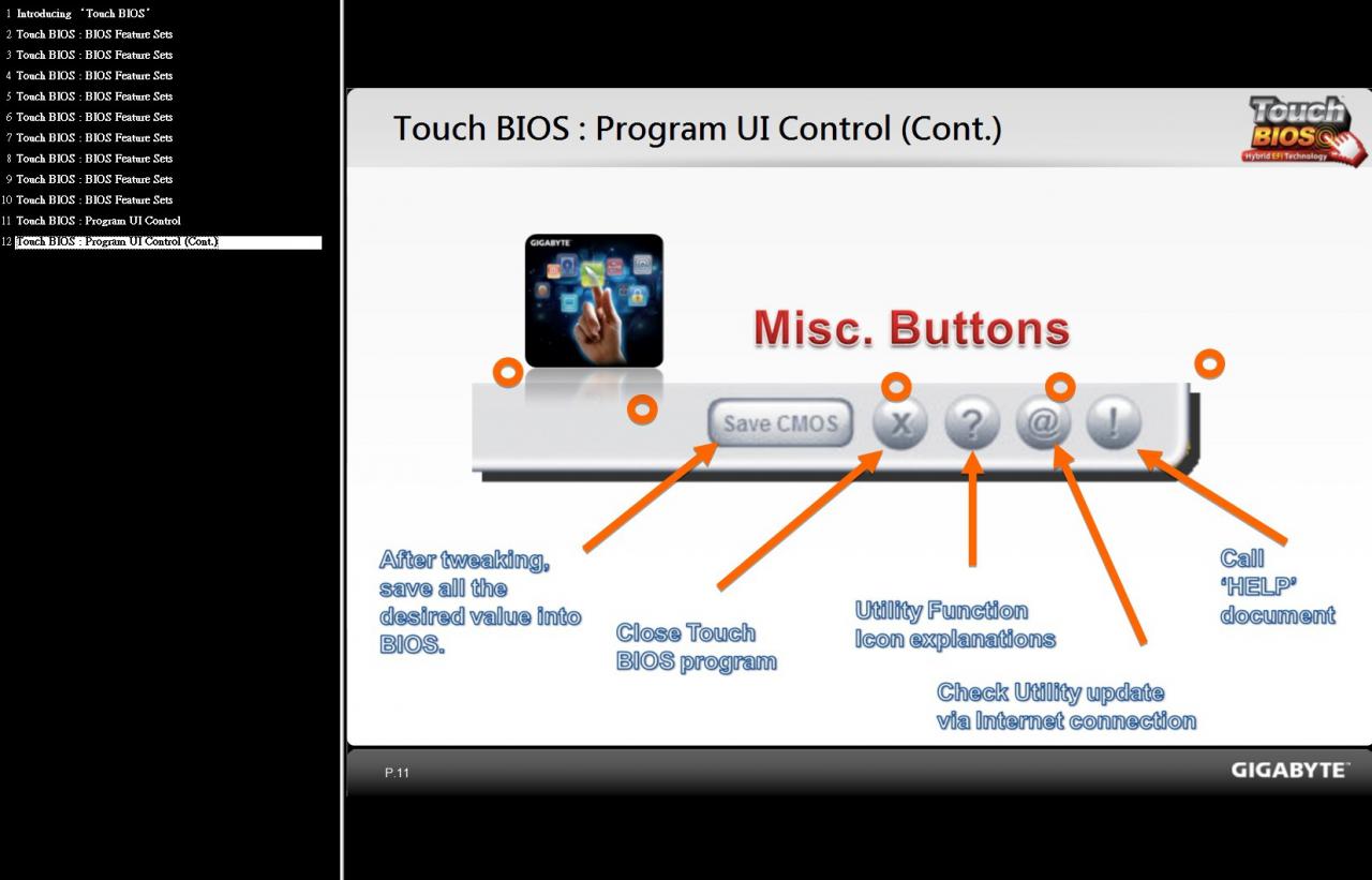 [03/05/2011] Gigabyte Touch BIOS 13