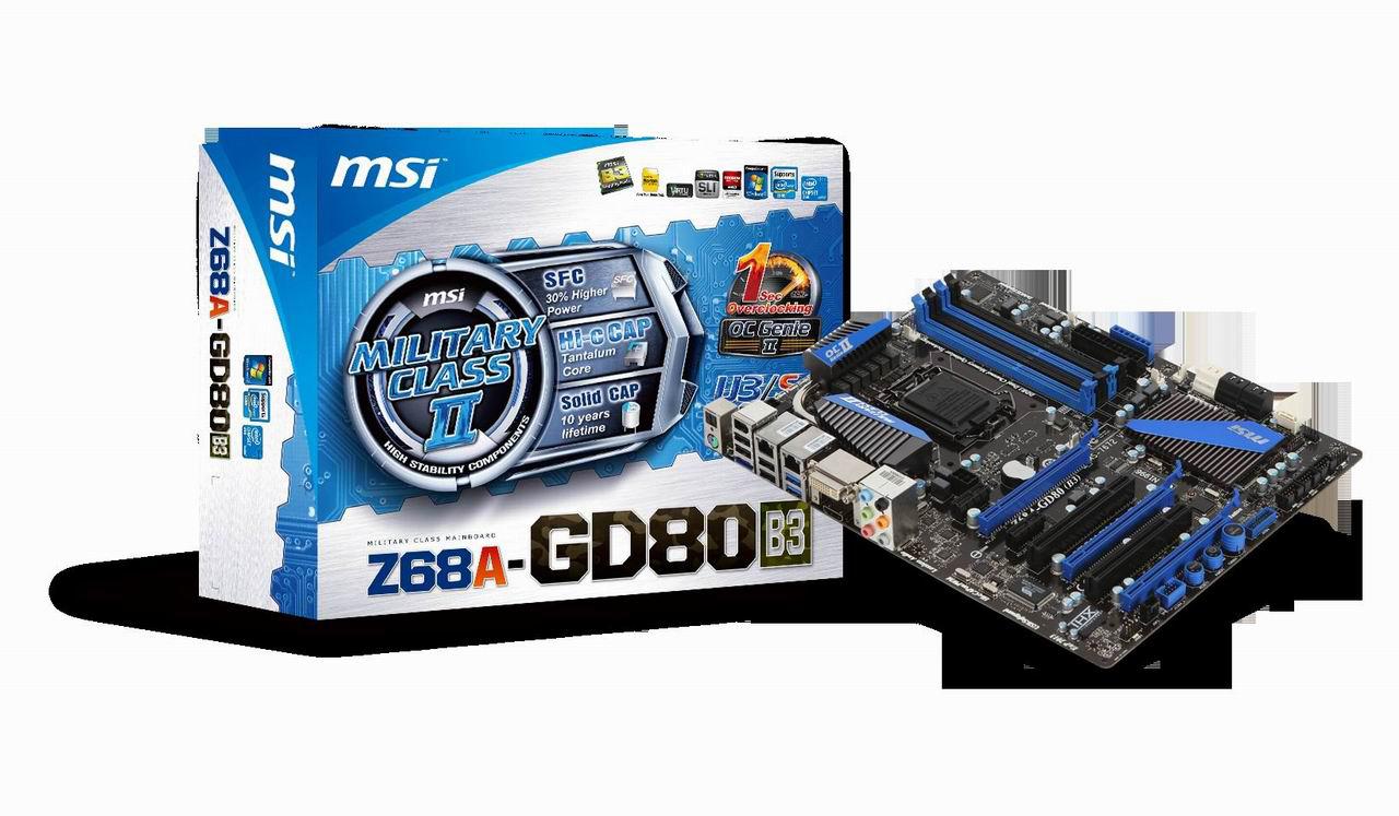 [11/05/2011] MSI Z68A GD80 B3 Picture Boxshot
