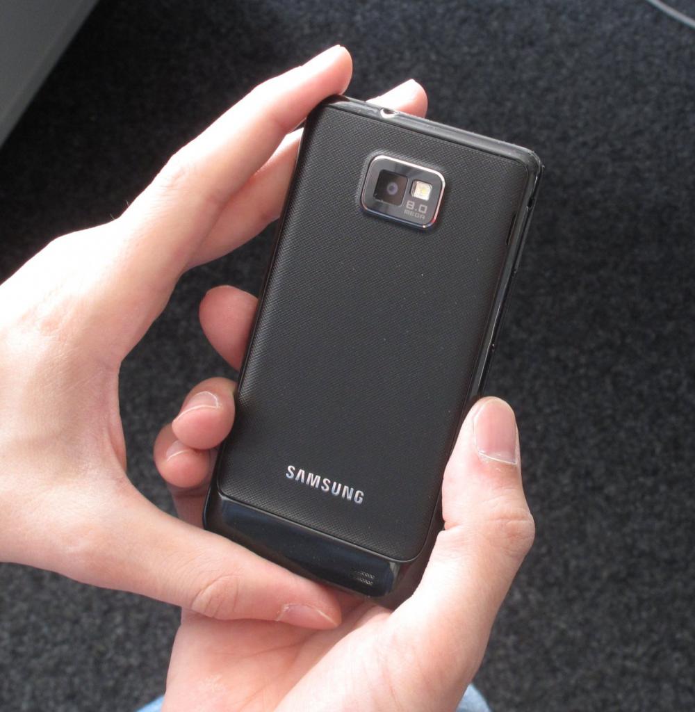 [20/05/2011] Das Samsung Galaxy S2 verfügt über eine 8-MP-Kamera. 