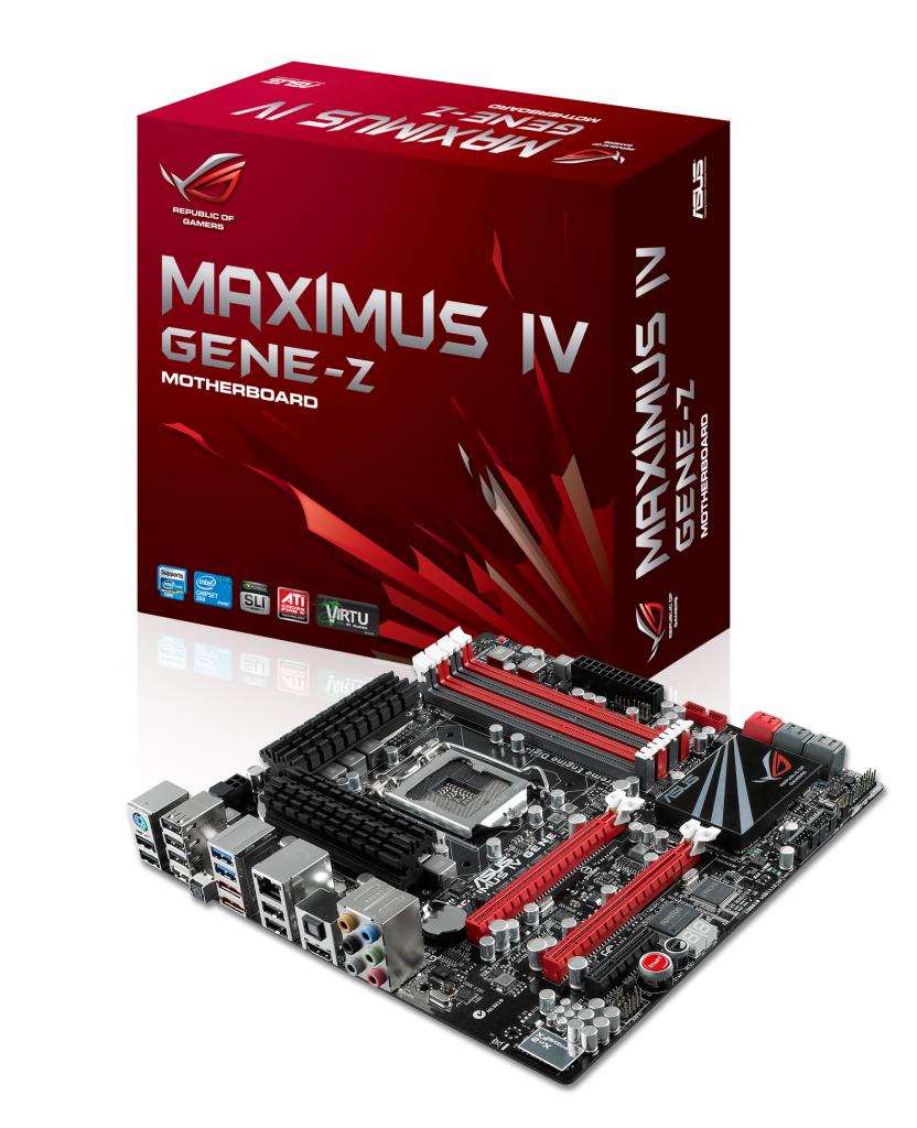 [11/05/2011] PR ROG Maximus IV GENE Z motherboard with box