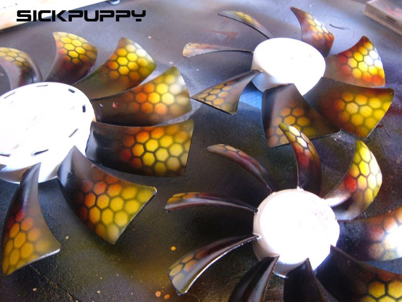 [26/05/2011] Contest-Casemod: NXZT Phantom in weiß-oranger Bienenwaben-Optik (11)